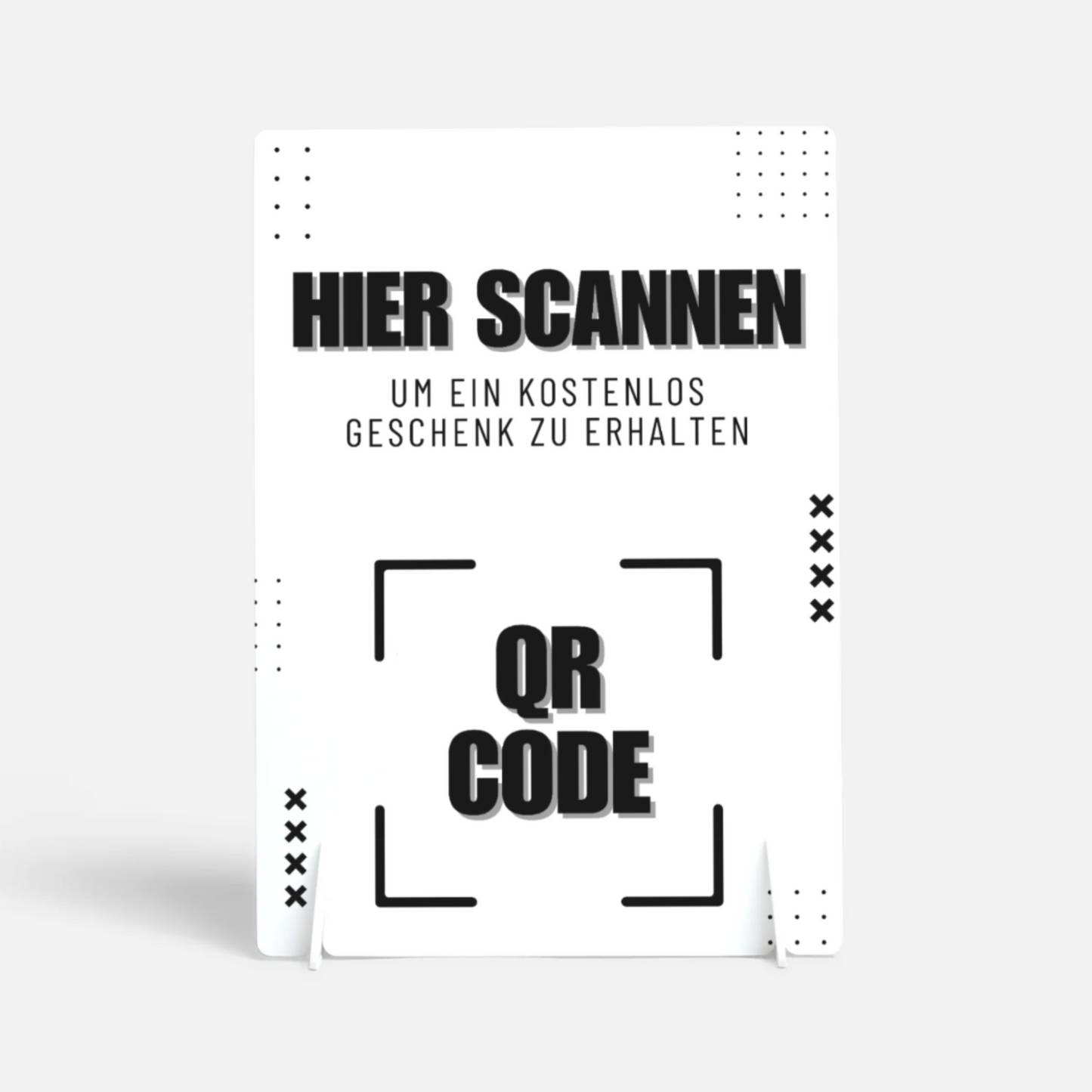 QR-Code Tisch Aufsteller