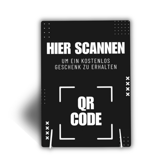 QR-Code Tisch Aufsteller